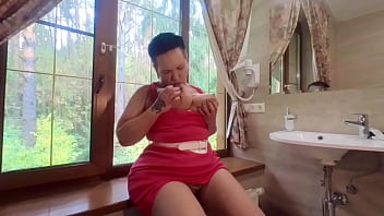 Preview 2 of Big Boob Nurse Hard Core - Stepmom With Big Ass Celebrates Birthday With Stepson,  Deep Anal,  Cum On Face