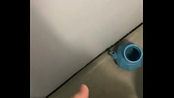 Preview 3 of Sweet Russian Pop - Wanking in work toilets had amazing cumshot