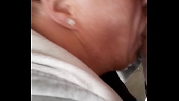 Preview 2 of Outdoor Voyeur Piss Park - Fat slut swallowing my cum