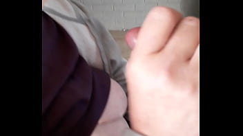 Preview 1 of Outdoor Voyeur Piss Park - Fat slut swallowing my cum