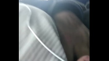 Preview 1 of Let Dp - Flashing My Cock &amp_ Titties at the bus   Cum - Sexy Girl   2 guys - 1 idf soldier