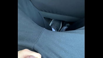 Preview 1 of Sany Leyone New Xvideo - fag wanks in the back of the car