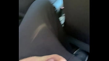 Preview 4 of Sany Leyone New Xvideo - fag wanks in the back of the car