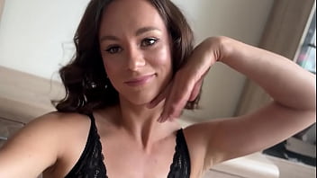 Preview 2 of Brazzer Disk - Cute MILF Cassiemua Showing You Her New Black Lingerie
