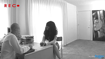 Preview 1 of Vigin Sex Girl Friend - Nyomi Banxxx begs her producer to fuck her