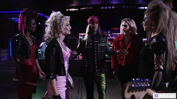 Preview 2 of Zayn Malek - Lesbian Rockbands Having Orgy - Charlotte Stokely,  Lena Paul,  Karla Kush,  Katrina Jade