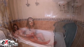 Preview 1 of Police Rep Girl - Wife Deep Sucking and Doggystyle Anal Fucking in the Bathroom