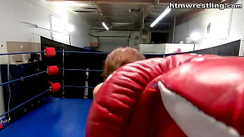 Preview 1 of Xnxx Jazairi - Redhead Woman Stripped and Boxing Ryona