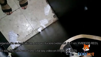 Preview 1 of Sunny Horseanal - Segundo dia en las Cabinas,  y esta vez una verga gruesa me llena de leche despues de que le quite el condon (video completo en mi canal premium de XVIDEOS)