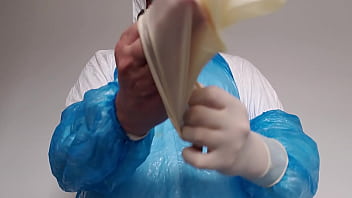 Preview 3 of Arbea Babi - Putting my surgical gloves