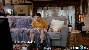 Preview 1 of Little Piliphin - Stepson mesmerized by his hot blonde mature stepmothers Dee Williams pussy