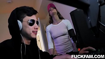 Preview 2 of Danny D Out Dor - Gobbling Gamer Cock Kenzie Madison