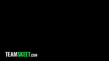 Preview 3 of England Big Cook - &quot_Can We Try Your Dick,  Stepdaddy?&quot_ - I Caught My StepDaughter Making Out With a Friend,  So I Taught Them How to Fuck