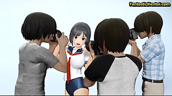 Preview 1 of Khusband Porn Bukkake - Innocent idol Immoral photo session