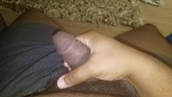 Preview 1 of Maman Salopr - Stroking my BBC before bed