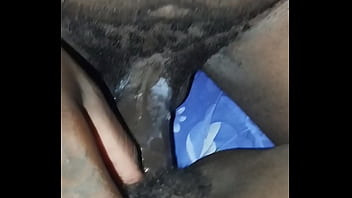 Preview 2 of Contrak Home - Hairy Creamy Ebony College Student Fucking with Boyfriend