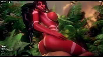 Preview 3 of Ugly Hoe Gets Destroyed - [StudioFOW] Nidalee: Queen of the Jungle