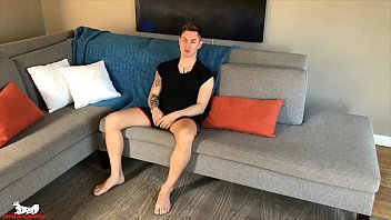 Preview 1 of Bid V - Zak pulls out a dildo &amp_ it magically disappears up his ass