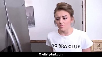 Preview 1 of V Taraze - Lucky Step Dad Fucks Her Two Step Daughters