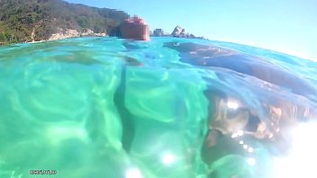 Preview 1 of Sex Kmer - Nadar en la playa me pone muy cachonda #GatitaSucia
