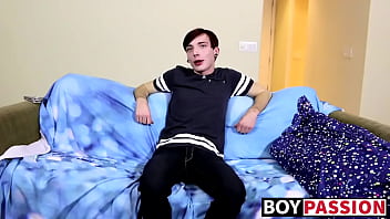 Preview 1 of Tmun Besar - Interviewing twink and then getting him to stroke hard