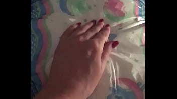 Preview 1 of Teen Big Tis Mastrubation - Mommy plays with friend through nappy