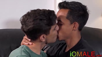 Preview 2 of Very Small Student Xxx - Inked twink bare fucked doggy style after riding dick