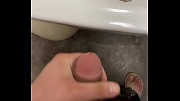 Preview 1 of Winter Xxxxx - Jerking it in the bathroom