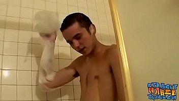 Preview 3 of Dig Tis Busty - Straight and tattooed thug masturbates after taking a bath