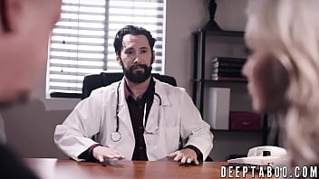Preview 1 of Oiled Smart Girl - Kenzie Taylor pounded by doctor while her husband watches