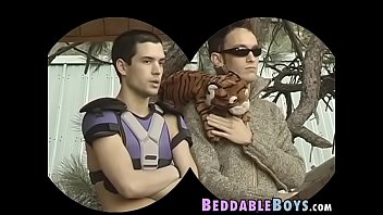 Preview 1 of Shea Saw - Twinks play spies and use it to have a bondage threesome