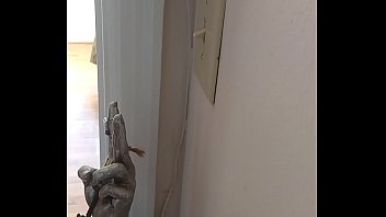 Preview 2 of Anal Figering And Spank - caught him jerking off,  I spied on him watching porn till he came