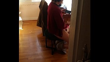 Preview 4 of Anal Figering And Spank - caught him jerking off,  I spied on him watching porn till he came