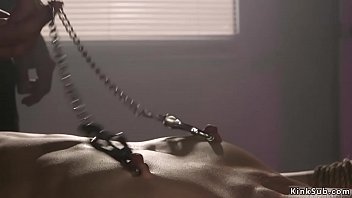 Preview 1 of Jordi Womens - Skinny brunette is tied and fucked
