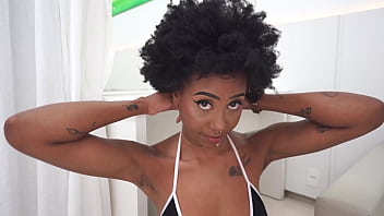 Preview 2 of Veronique Vega Squirt - Ana Sasuga,  beautiful breasts ebony,  drinks pee till the last drop,  then fucks 4 cocks (DAP,  Dry version,  Anal,  DP,  4on1,  rimming,  romain) OB416