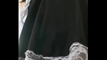 Preview 4 of Anal Vhs - メイド服コスプレ。下着もメイド下着。
