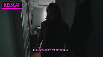 Preview 1 of In Hindi Tak - Step son&#039_s friend fuck his new step mom while phone talking in share bed
