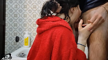 Preview 4 of Son Rap Mom Sister - This slut licks my feet and gets facial - ElivaLove