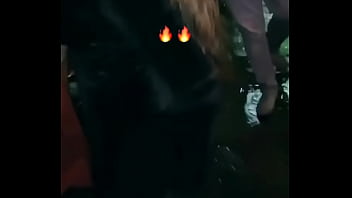 Preview 1 of Pall Hd Amateur - two ebony bubble butts twerk in night club with upskirt