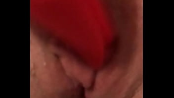 Preview 2 of Shemale Eye Roll Orgasm - Milf besorgt es sich mit einem Dildo
