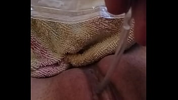 Preview 1 of 27 Cm Cock - Catheter in wet pussy,  can&#039_t stop peeing....