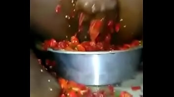 Preview 1 of Ms Diana Vasquez - Rubbing Hot pepper sauce in Pussy