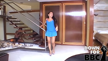 Preview 1 of Girl Earns Ride Home Xxx - DOWN FOR BBC - Paola Get Her Butt Busted With 2 BBCs