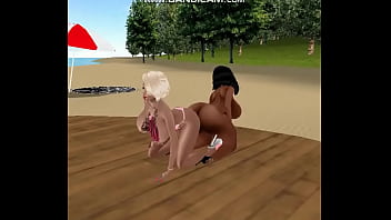 Preview 2 of Sane Jeon Xxx Com - Red Light Vacation Center: Chocolate slut Lola from Exotic Bull