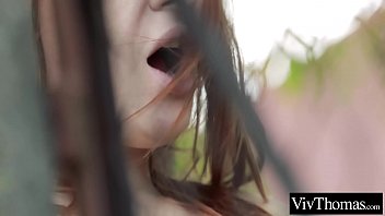 Preview 2 of Monique Pee - Lesbian redhead fingers a stranger