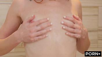 Preview 1 of Teches And Studentt - Soap And Hoes! Myra Glasford Gets A Cum Shower