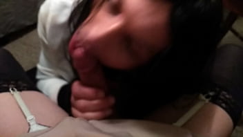 Preview 1 of Foking Video Xxx - #20 Annabell sissy gives head to crossdresser girlfriend