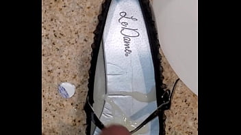 Preview 3 of Ellior Lake - Black flats shoes cum