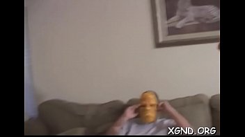 Preview 1 of Mother Sucks Sons Cock For Crack - Passionate brunette Nikki c. on a big one