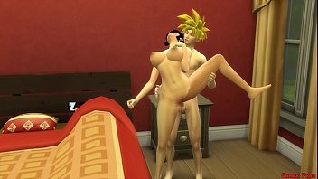 Preview 4 of X Xxxxxxxxx Vedio - Milk Cacha a su Hijastro Gohan Masturb&aacute_ndose Madrastra Follada Delante su Marido